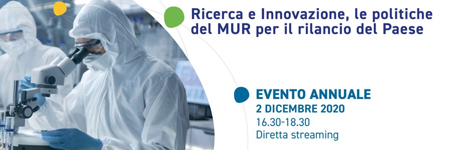 L'immagine raffigura la locandina dell'evento annuale 2020 del PON Ricerca e Innovazione