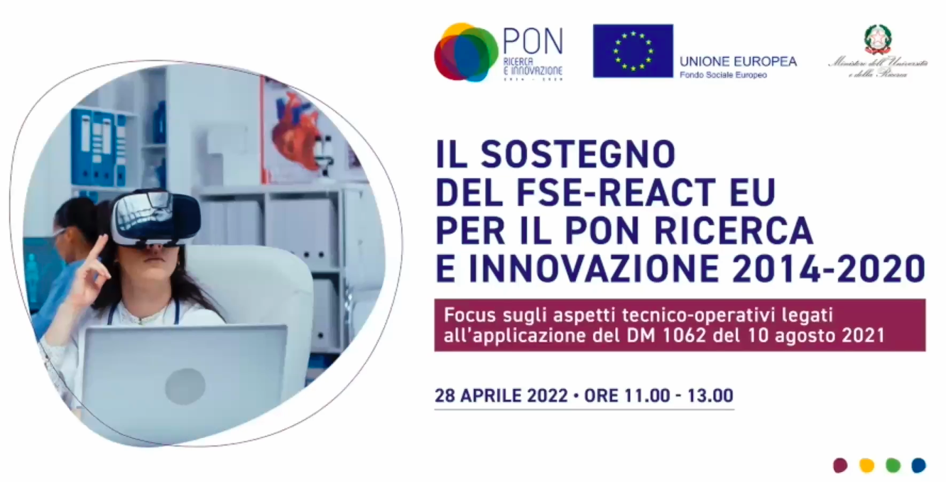 Webinar del 28 aprile 2022 sul DM 1062