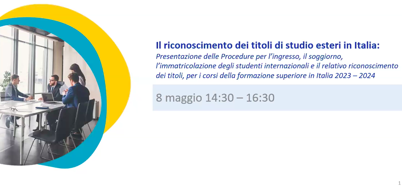 Webinar 8 maggio