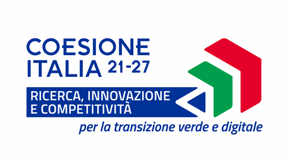 Logo Coesione Italia 2021-2027 Ricerca, Innovazione e Competitività