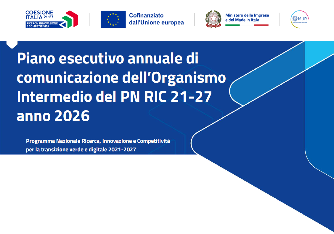 Copertina, piano annuale di comunicazione